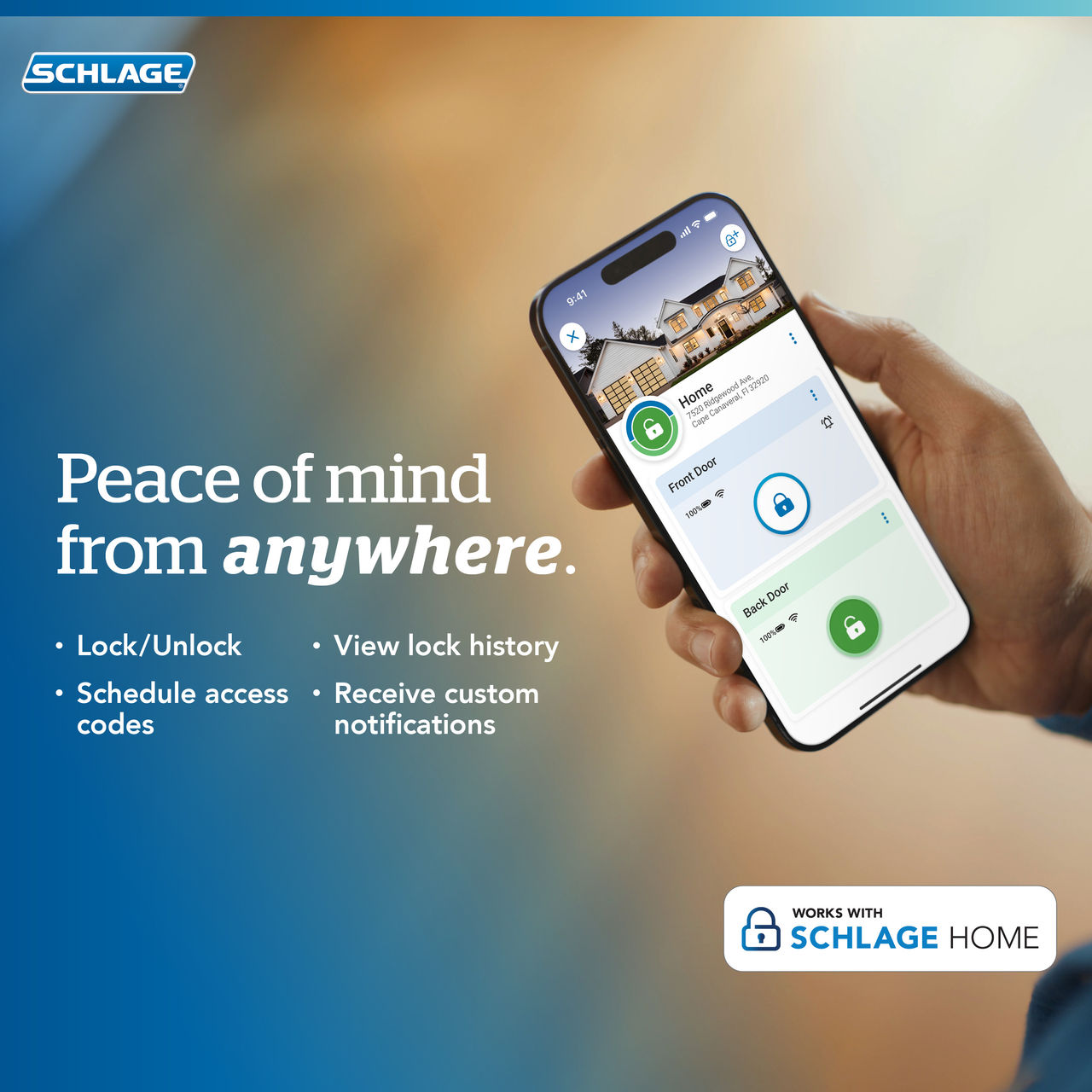 Schlage Encode Plus™ Smart WiFi Deadbolt