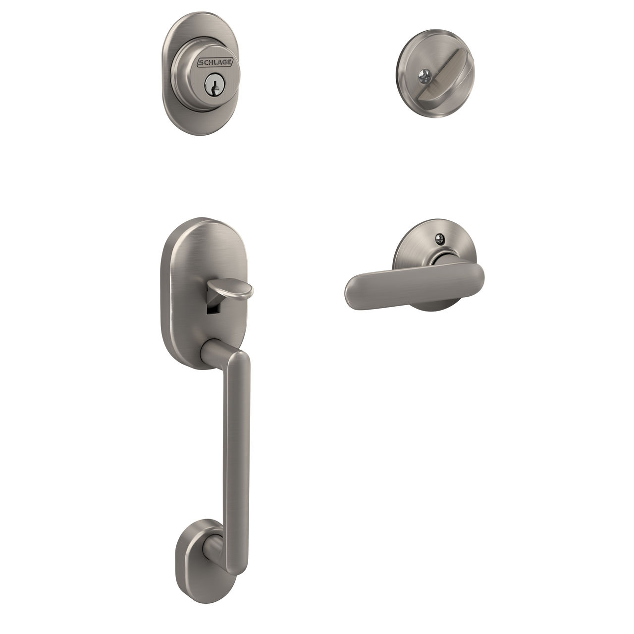Single Cylinder Handleset and Davlin Lever