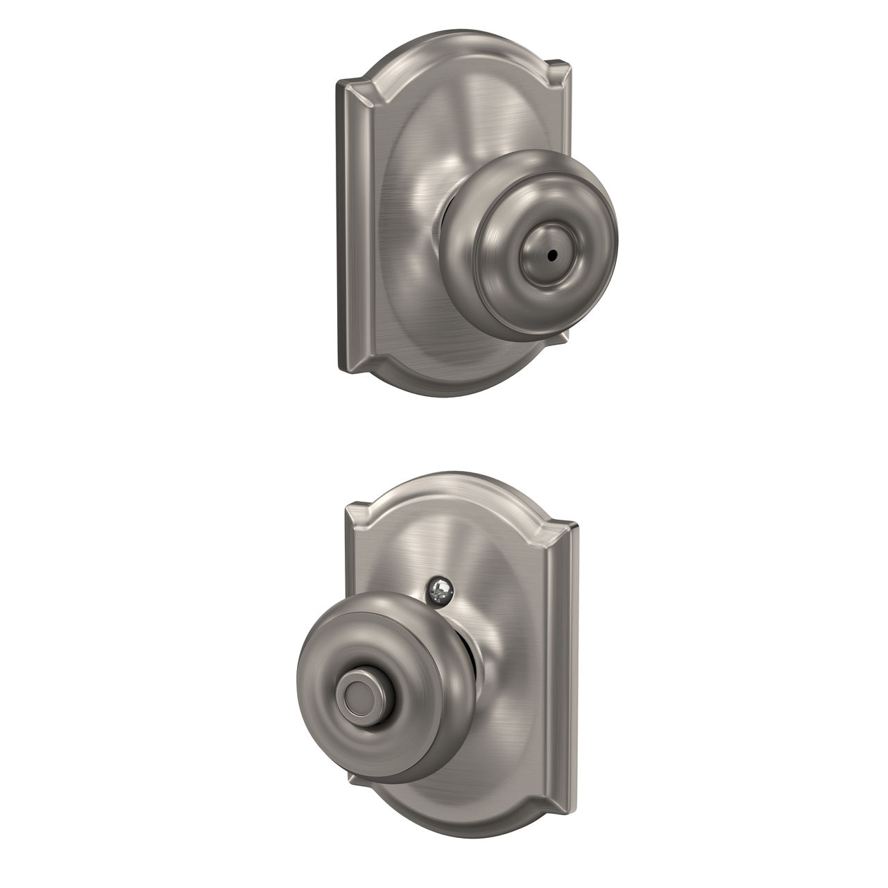 Georgian Knob Bed & Bath Lock