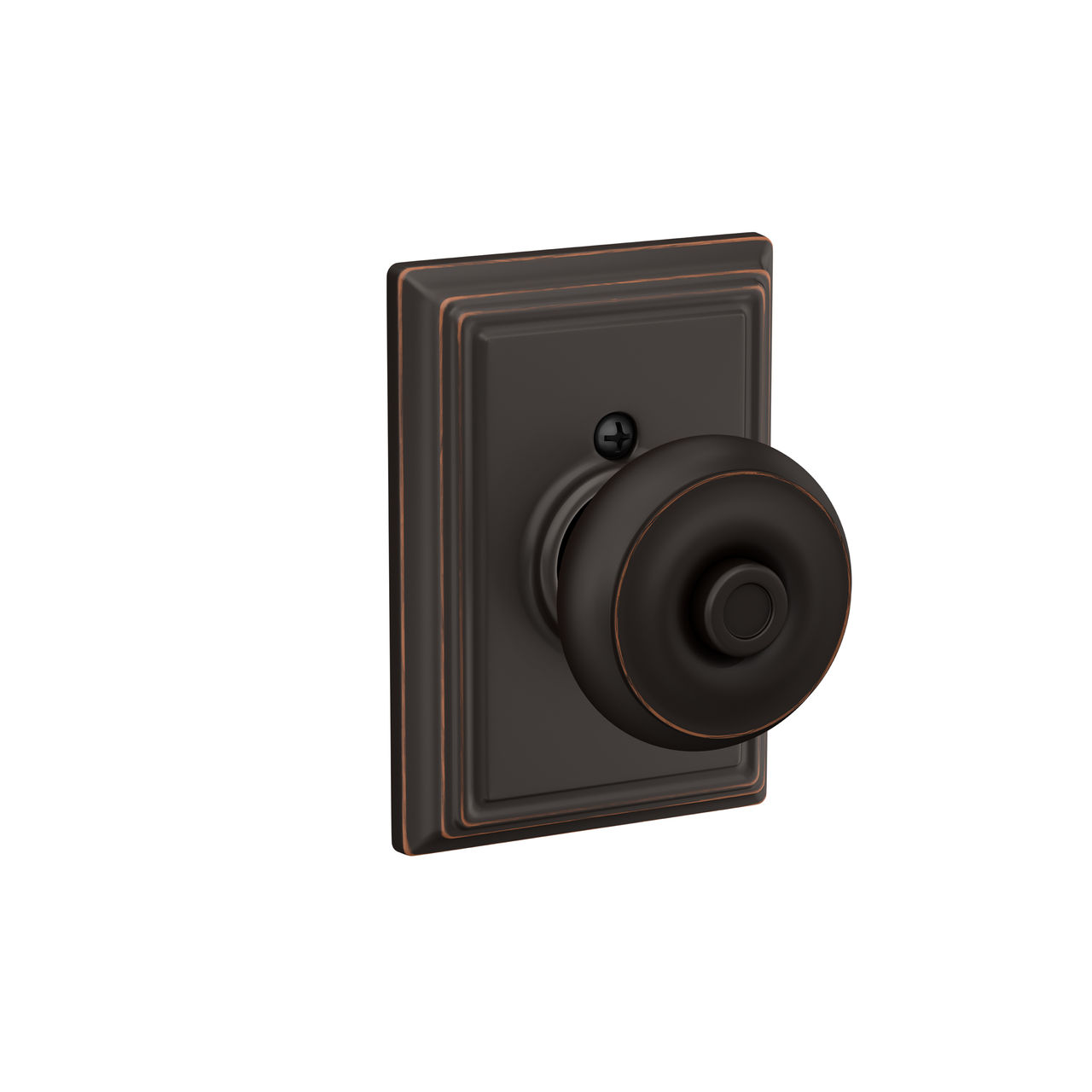 Georgian Knob Bed & Bath Lock