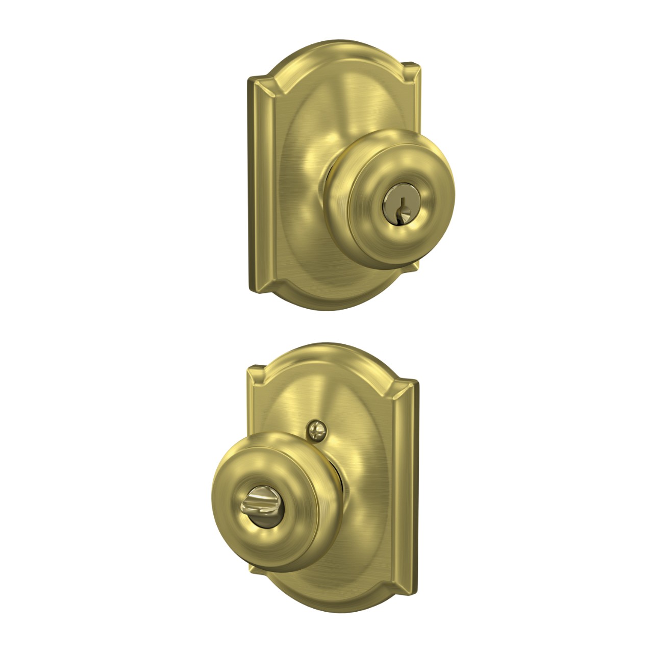Georgian Knob Keyed Entry Lock