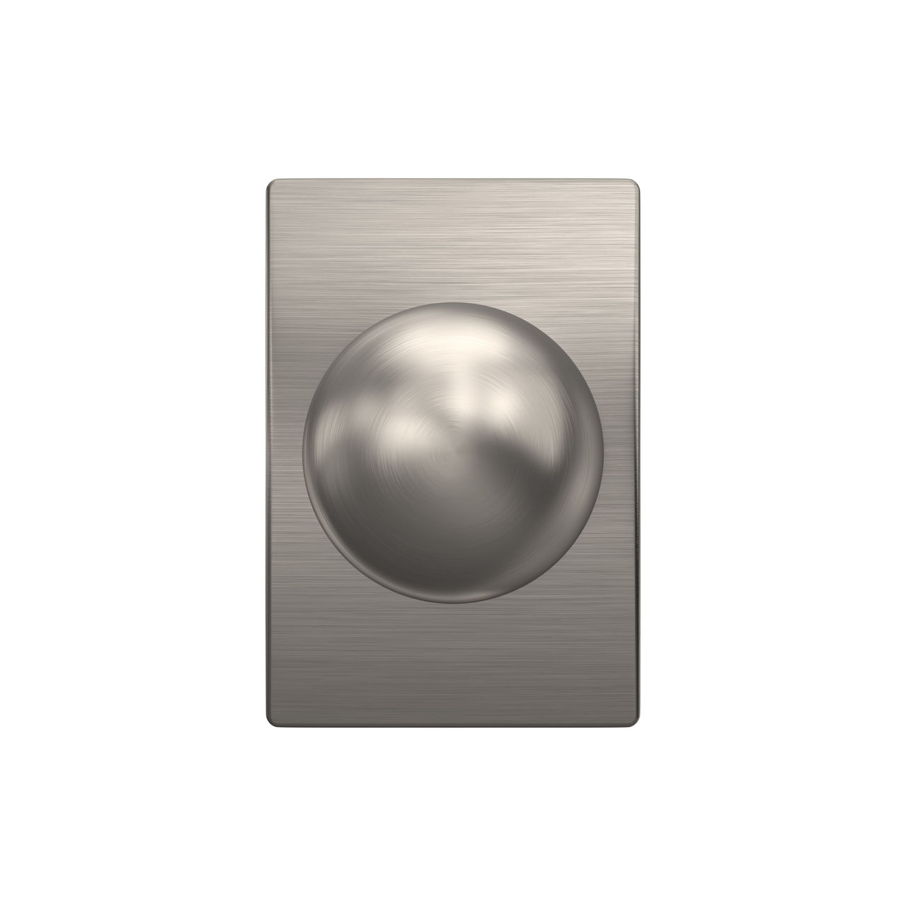 Serrure avec bouton Orbit et garniture Century pour vestibule et garde-robe
