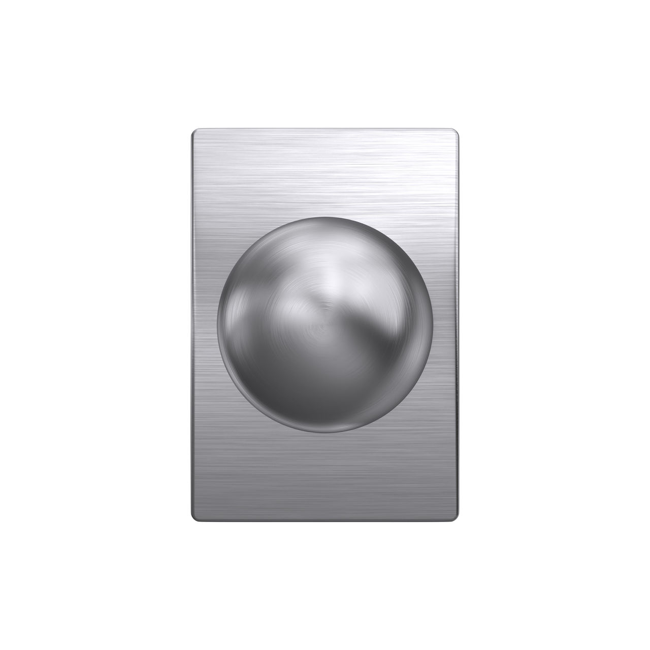 Serrure avec bouton Orbit et garniture Century pour vestibule et garde-robe