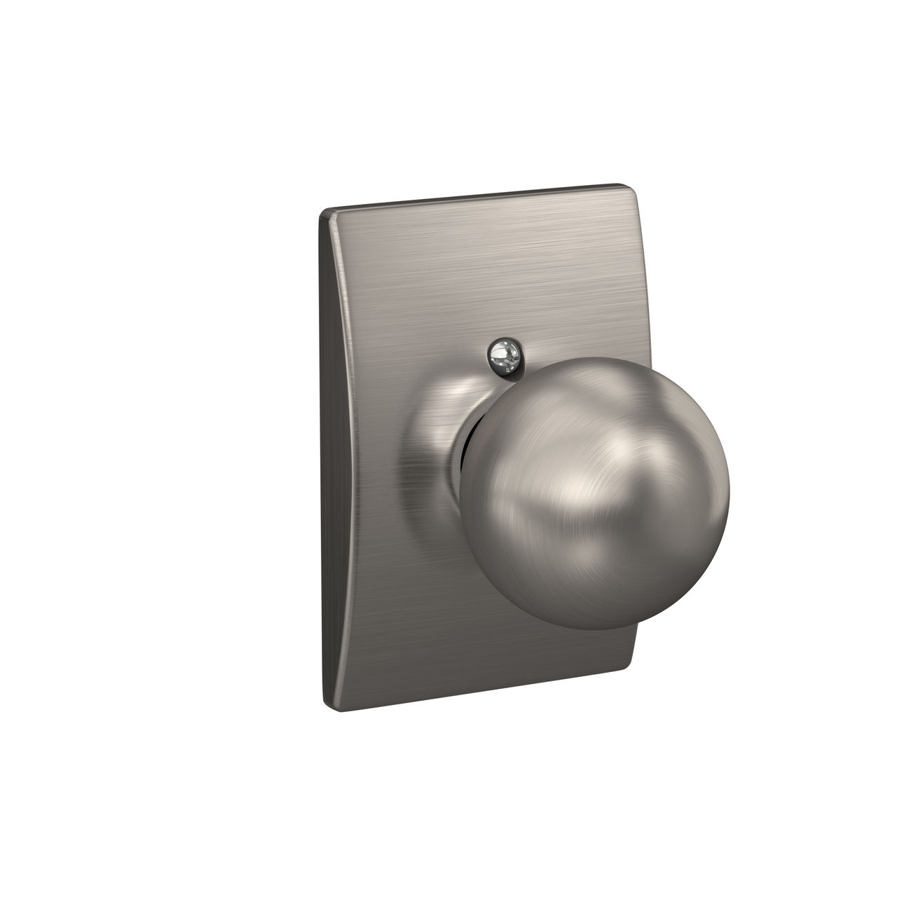 Serrure sans rotation avec bouton Orbit et garniture Century