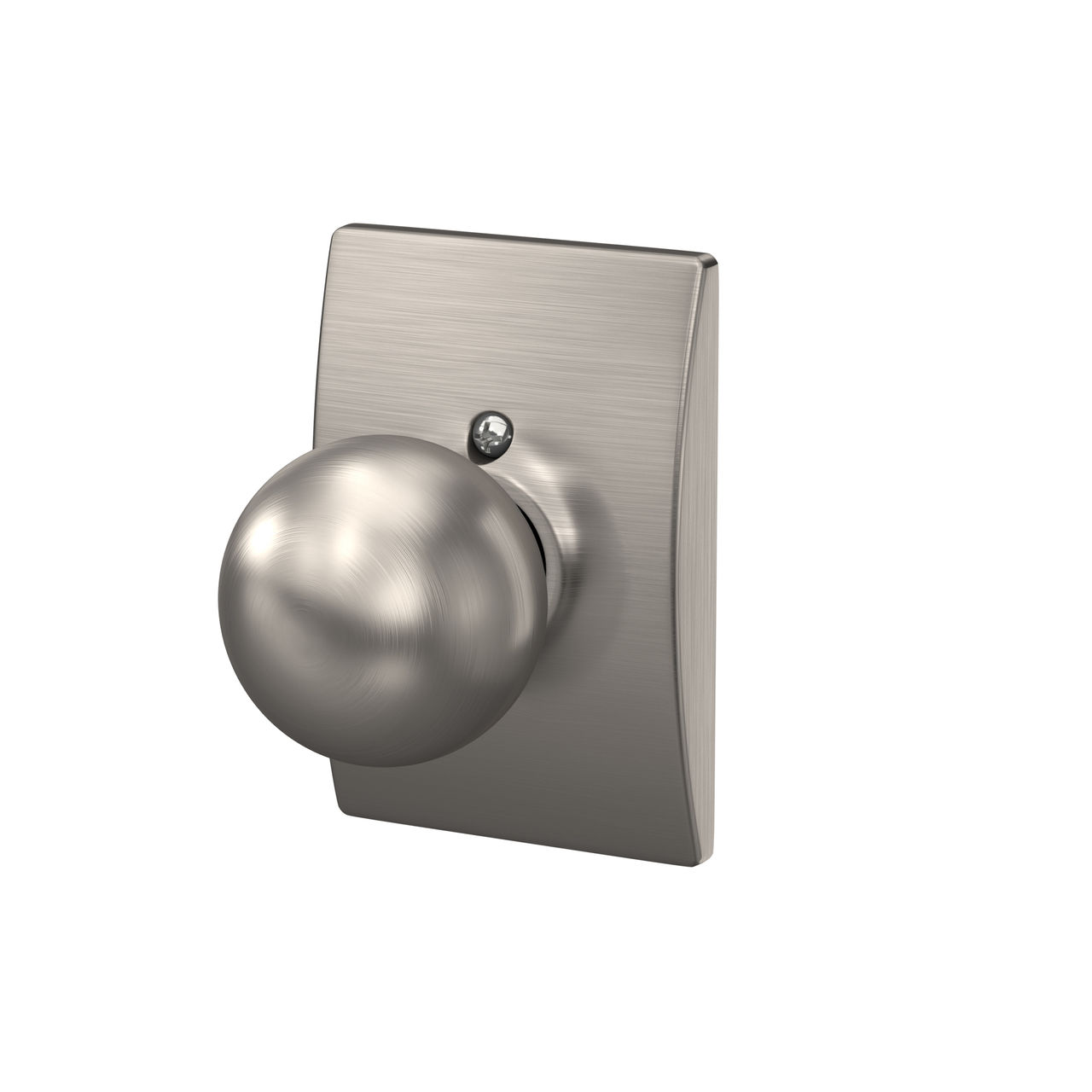 Serrure sans rotation avec bouton Orbit et garniture Century