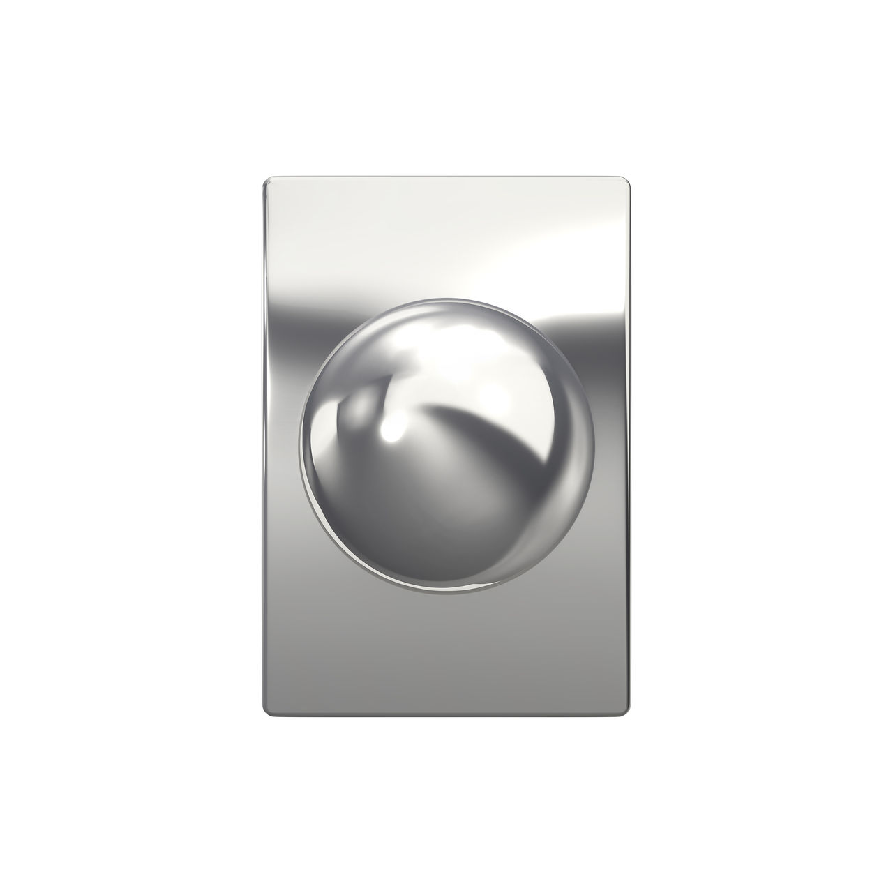 Serrure sans rotation avec bouton Orbit et garniture Century