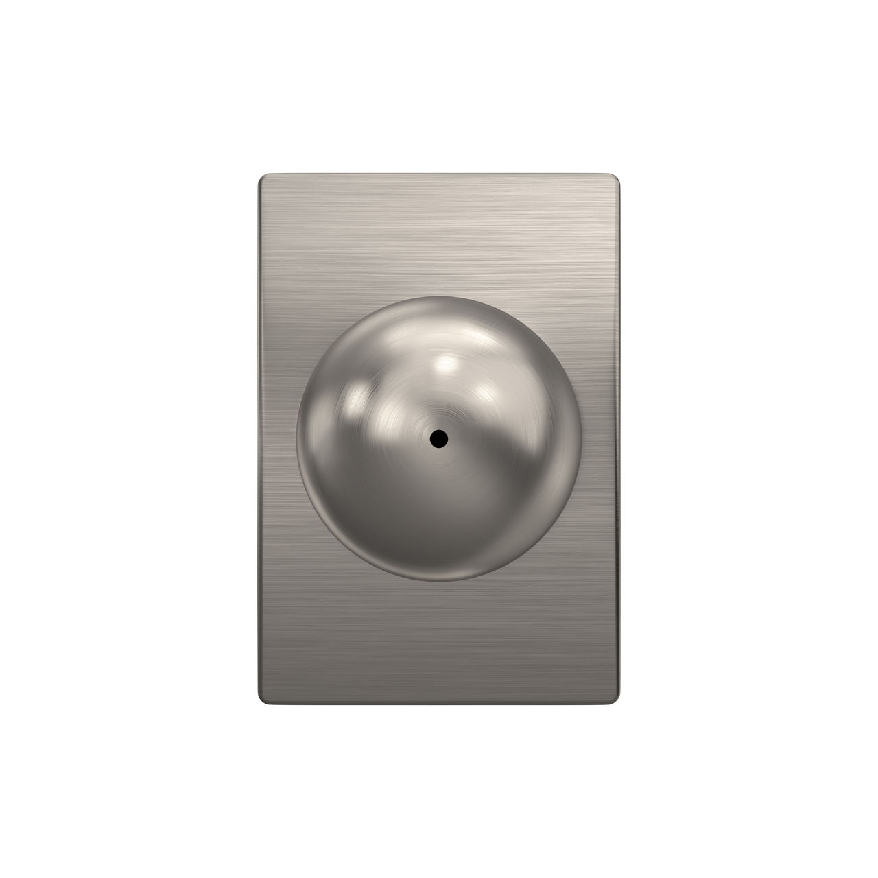 Serrure avec bouton Orbit et garniture Century pour chambre de bain et chambre à coucher