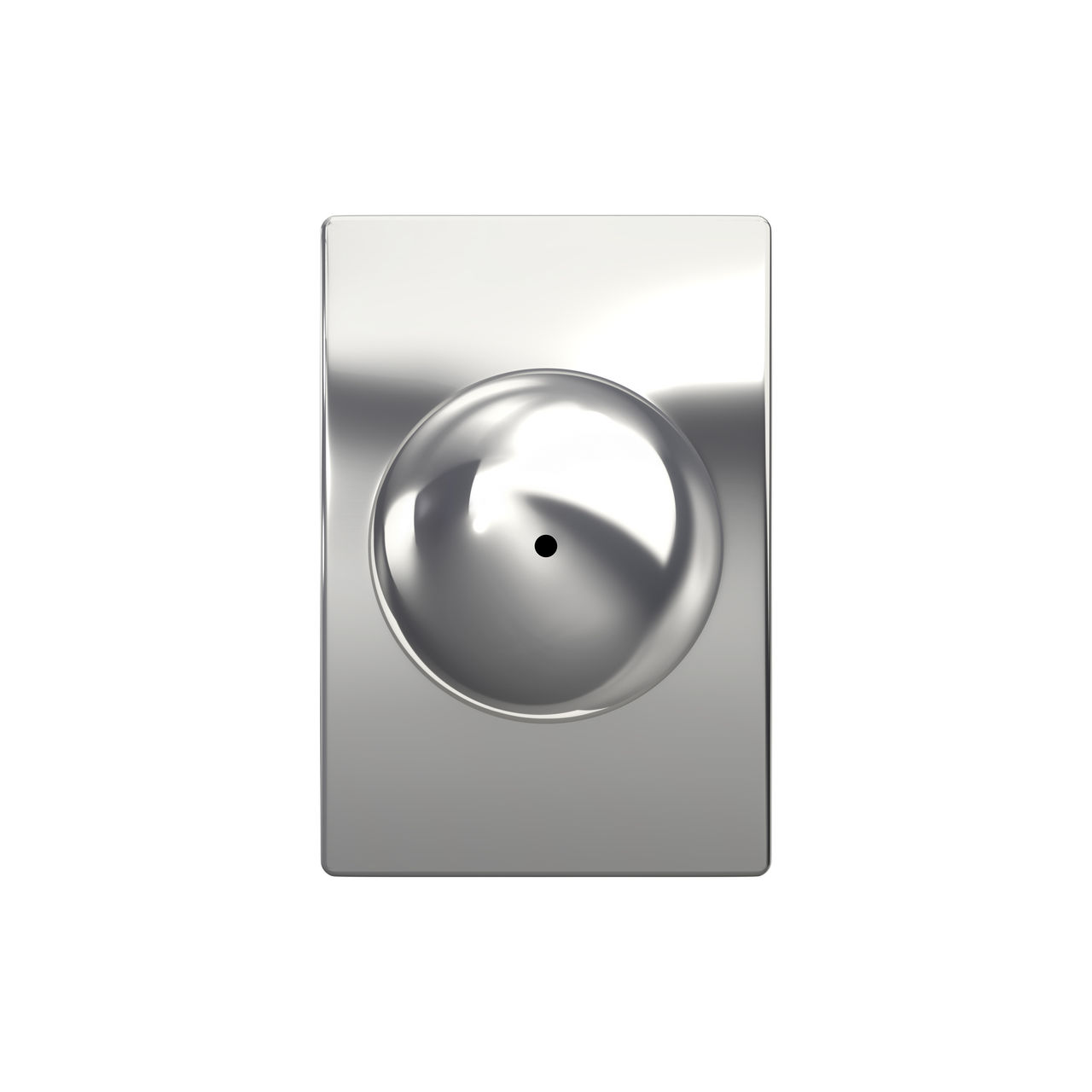 Serrure avec bouton Orbit et garniture Century pour chambre de bain et chambre à coucher