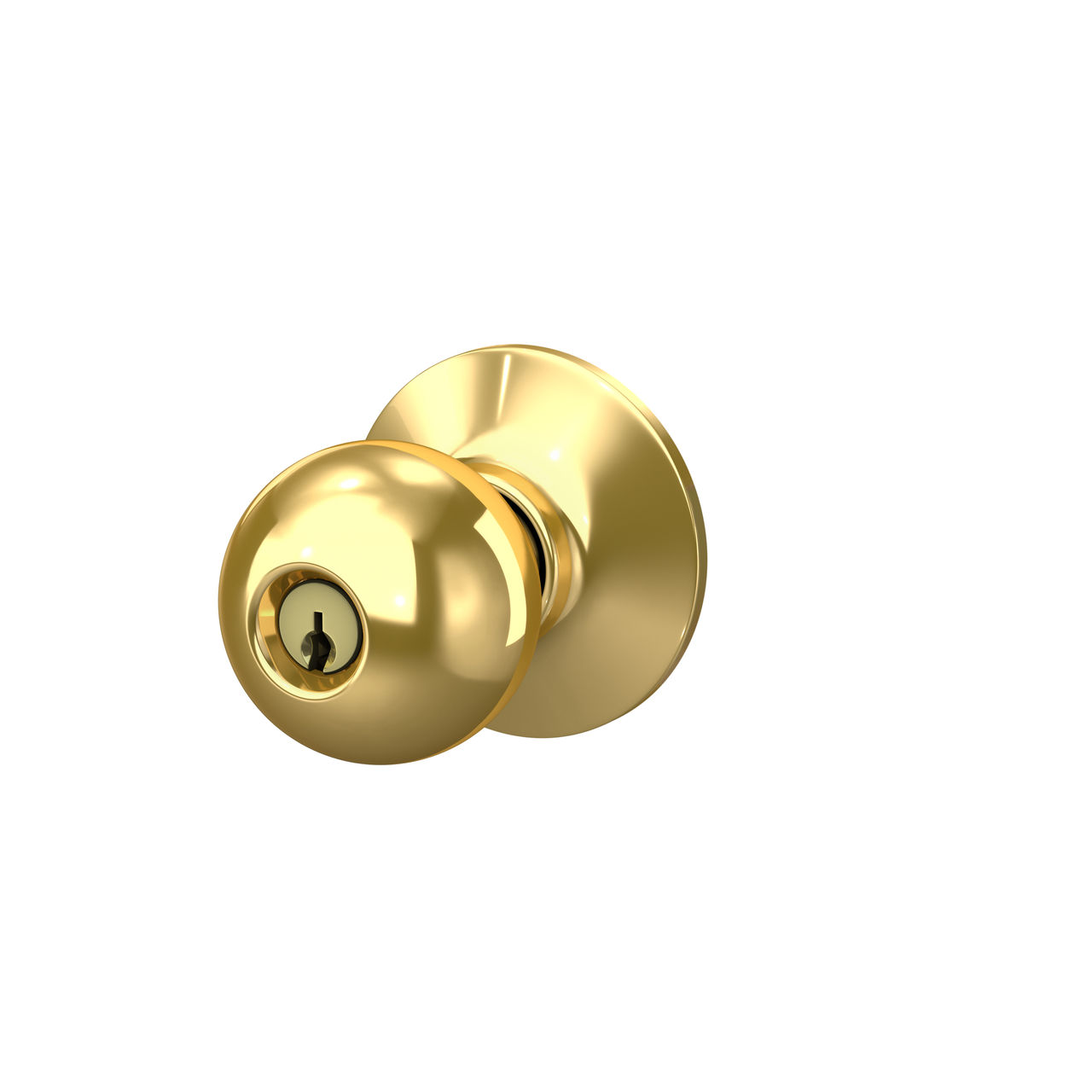 Serrure d’entrée à clé avec bouton Orbit