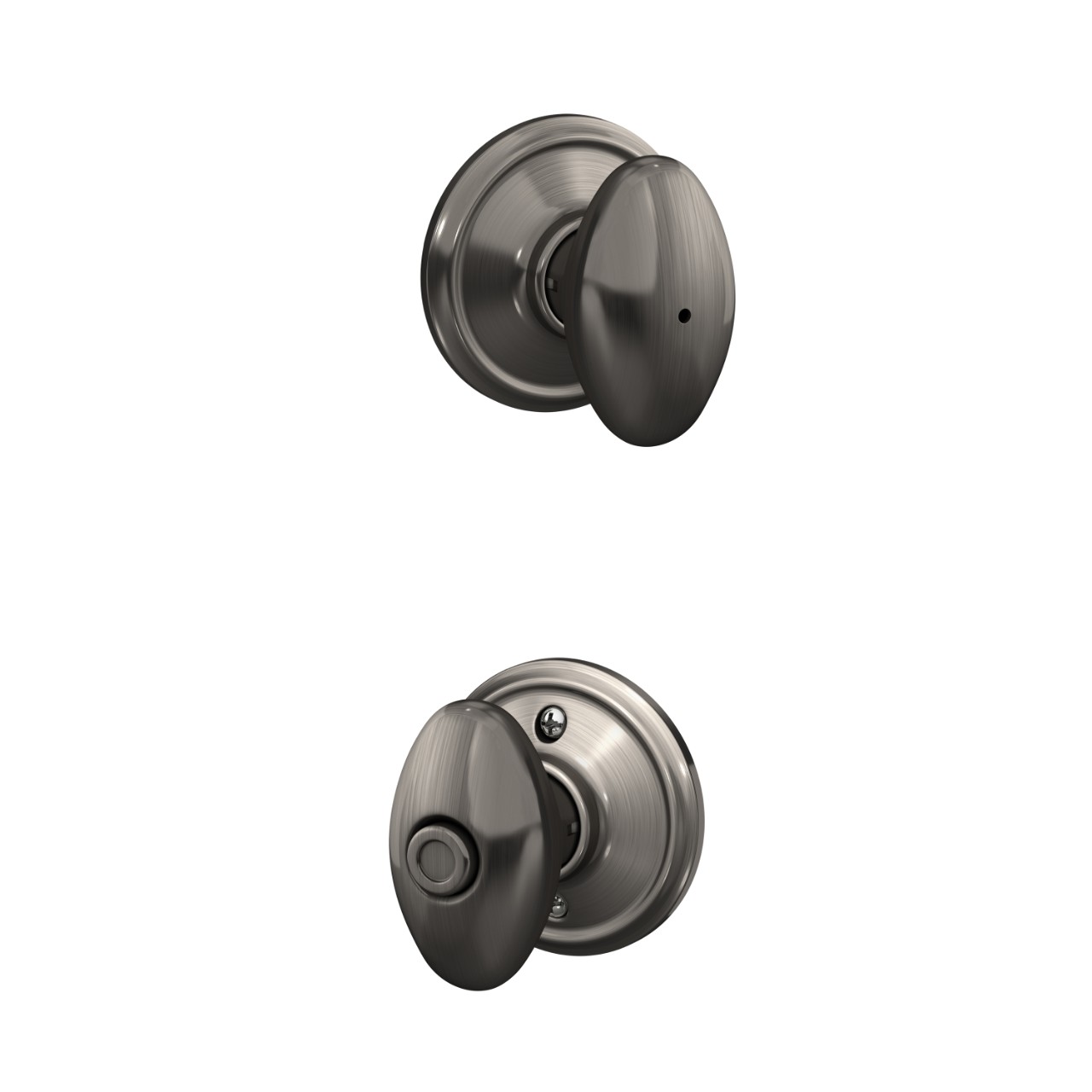 Serrure avec bouton Siena pour chambre de bain et chambre à coucher