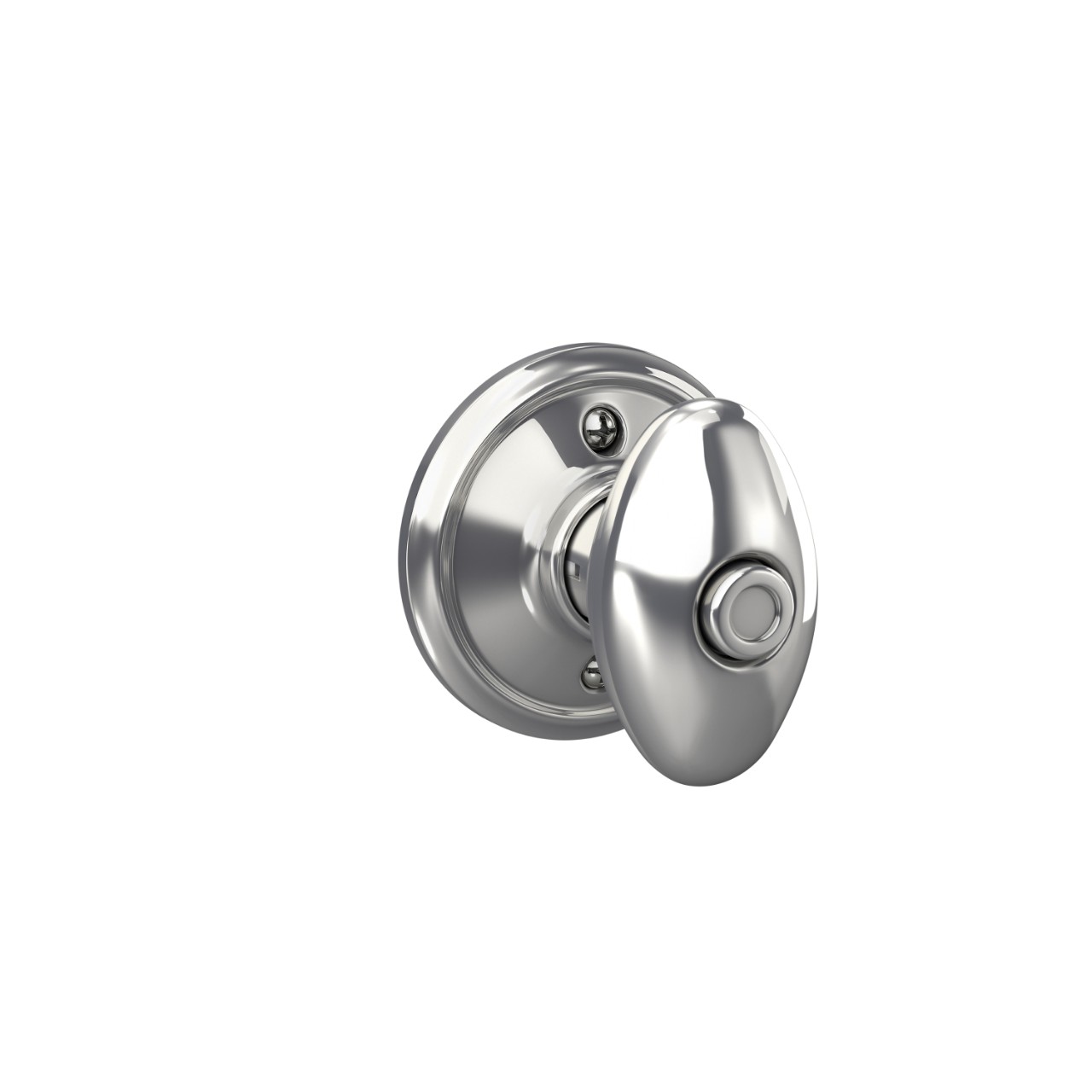 Serrure avec bouton Siena pour chambre de bain et chambre à coucher