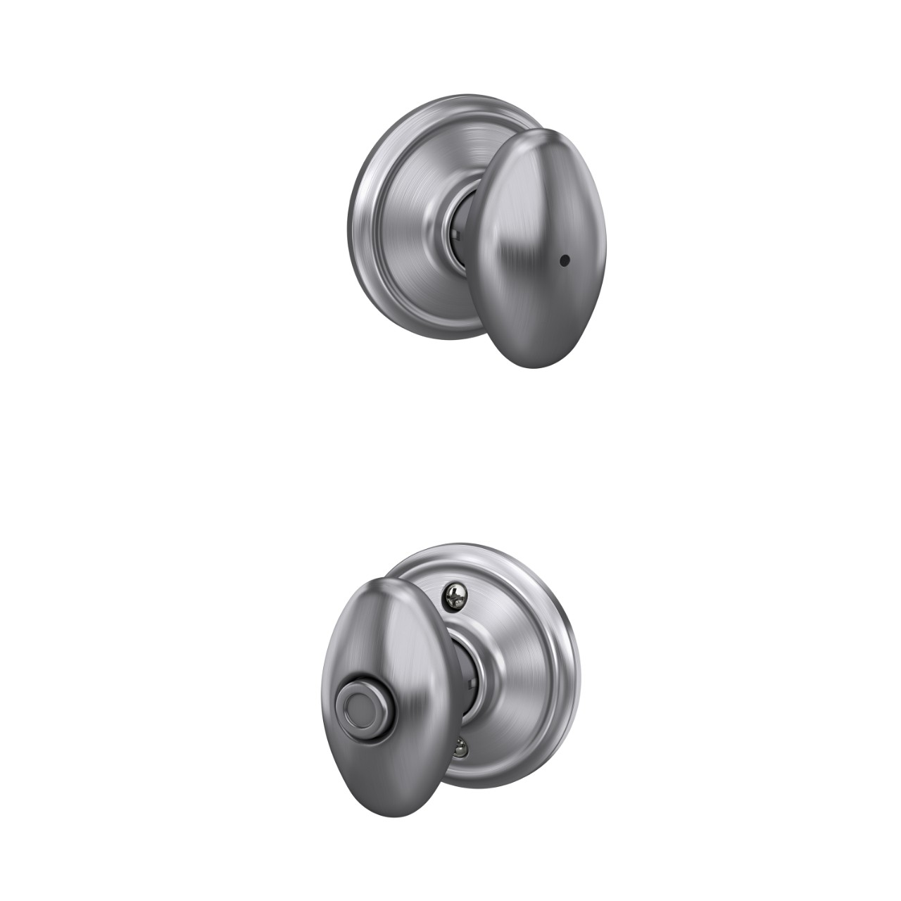 Serrure avec bouton Siena pour chambre de bain et chambre à coucher