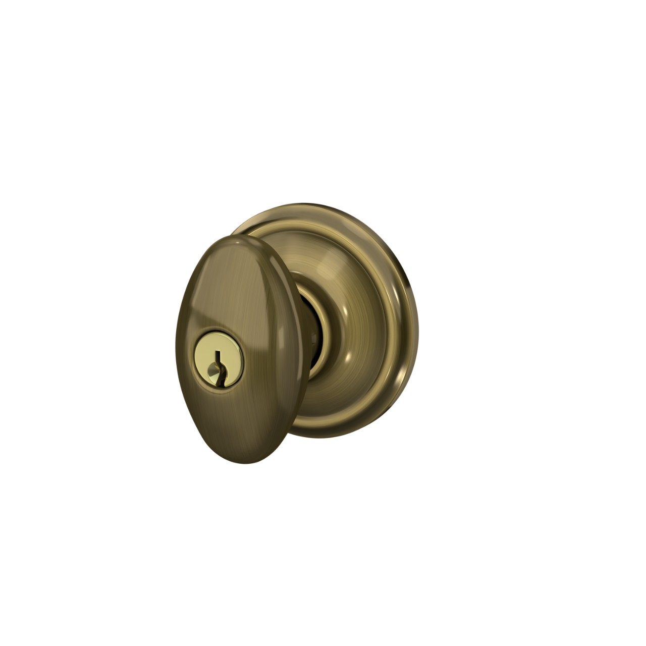 Serrure d’entrée à clé avec bouton Siena