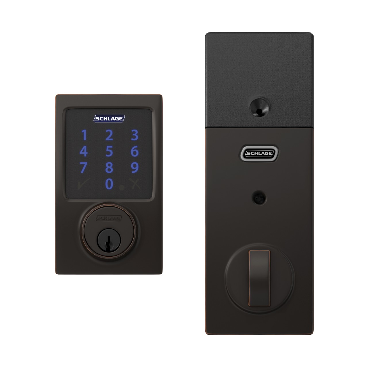 Pêne dormant intelligent Schlage Connect™, Z-Wave Plus