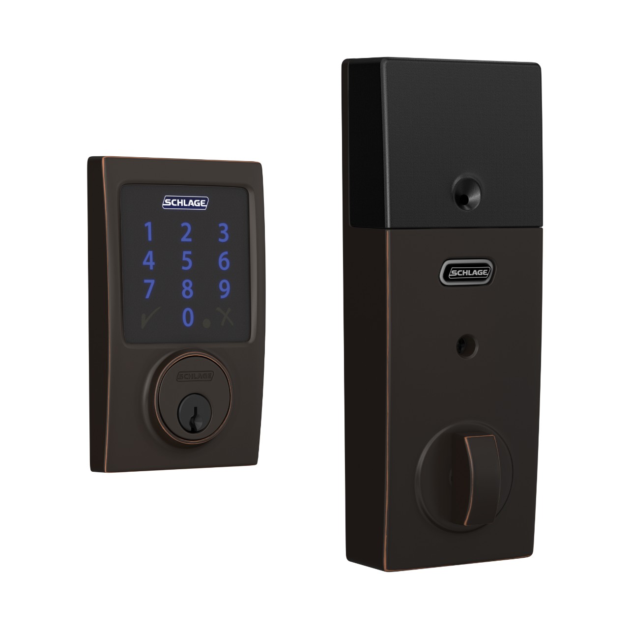 Pêne dormant intelligent Schlage Connect™, Z-Wave Plus