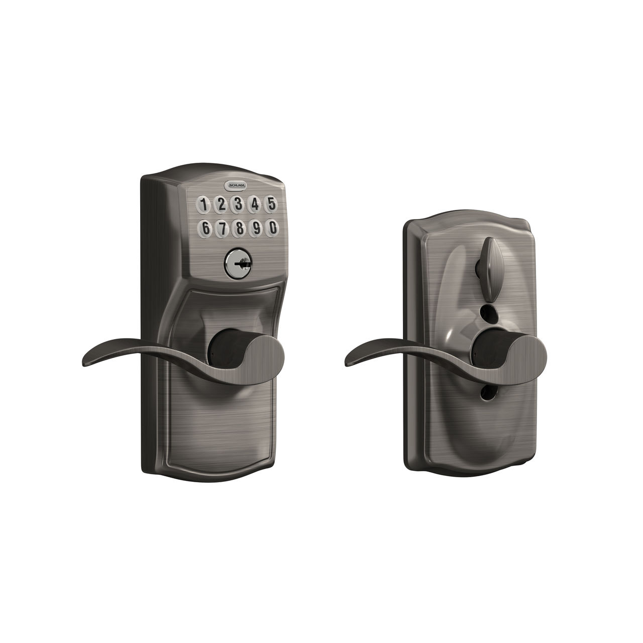 Keypad Lever and Accent Lever with Flex Lock