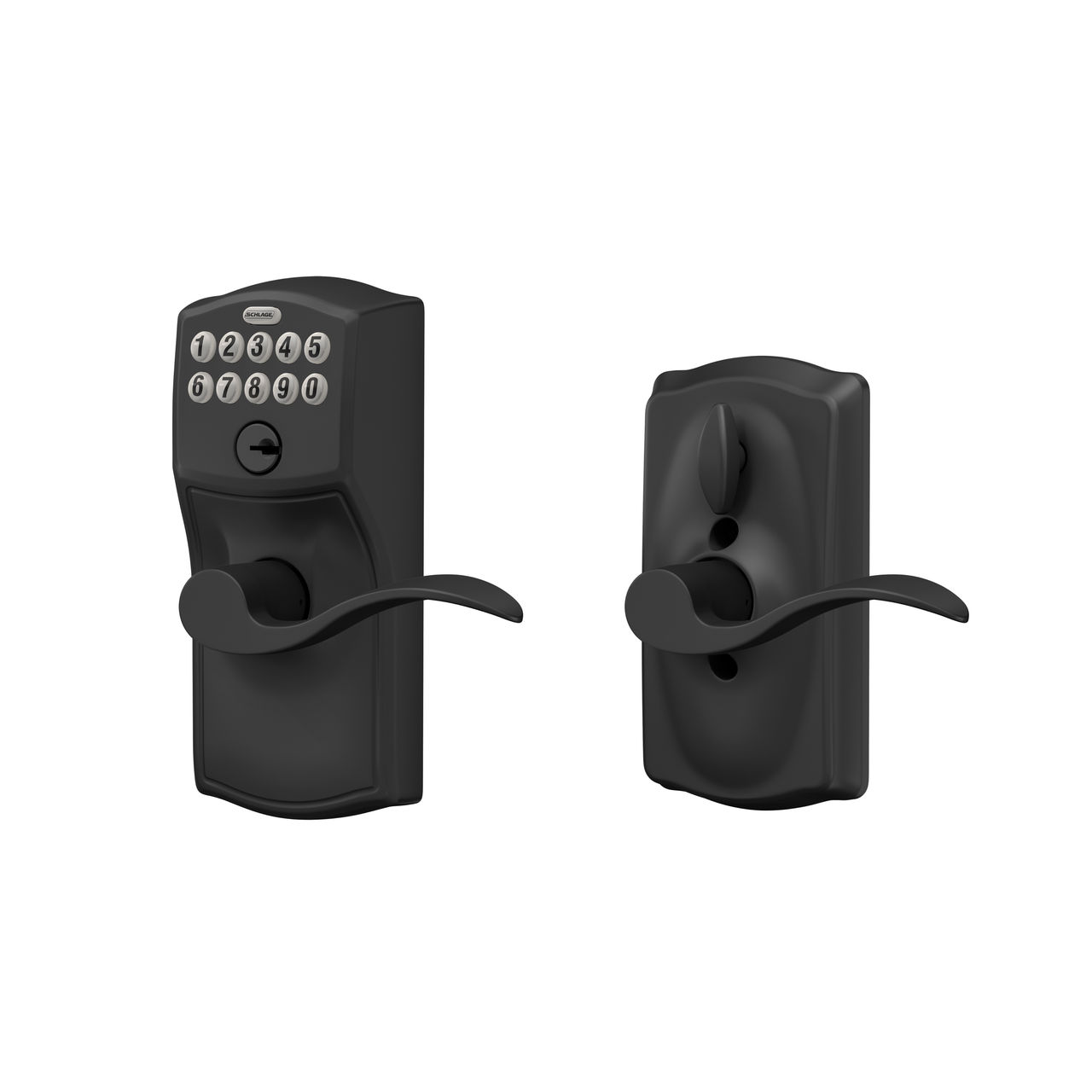 Keypad Lever and Accent Lever with Flex Lock