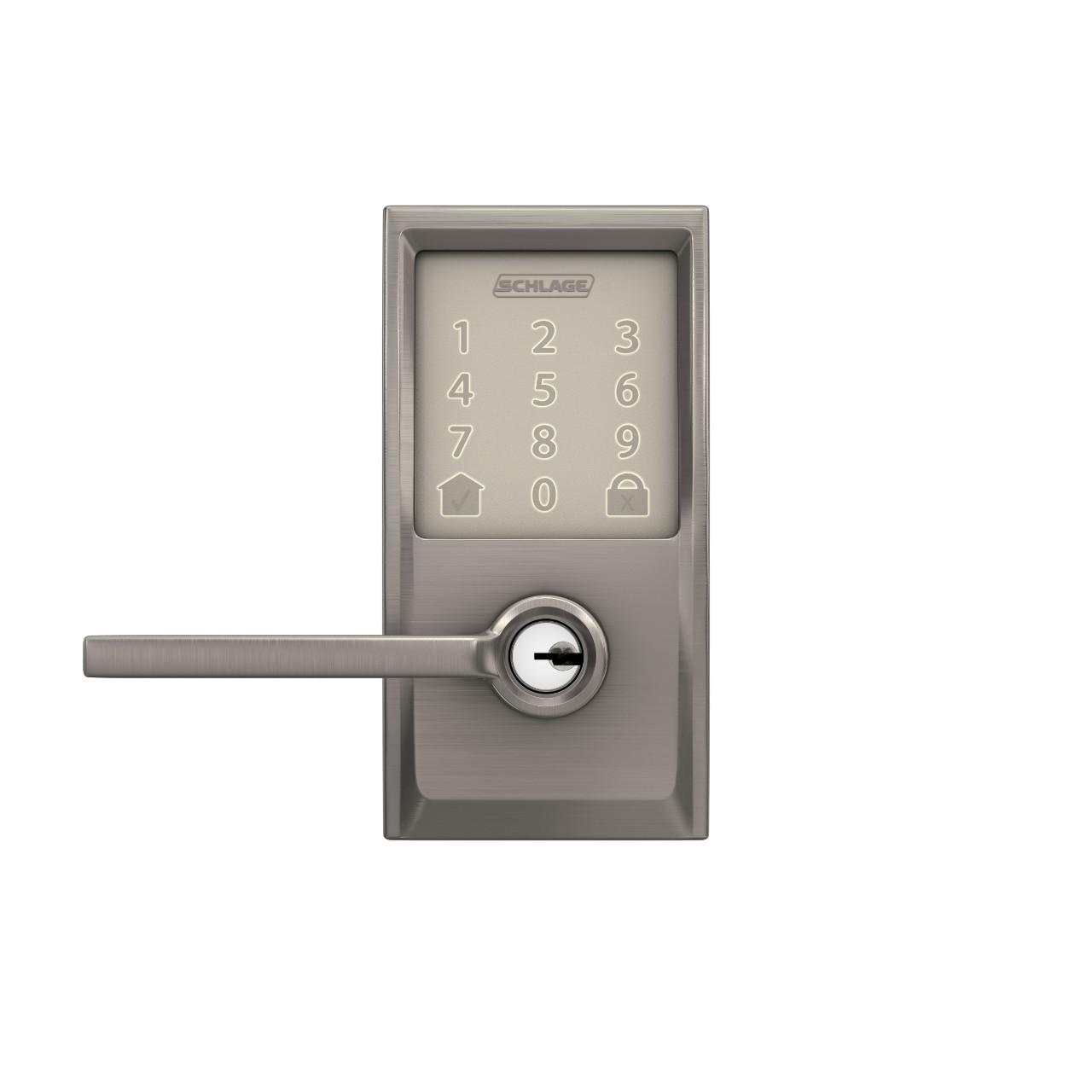 Levier intelligent Wi-Fi Encode™ de Schlage avec levier Latitude