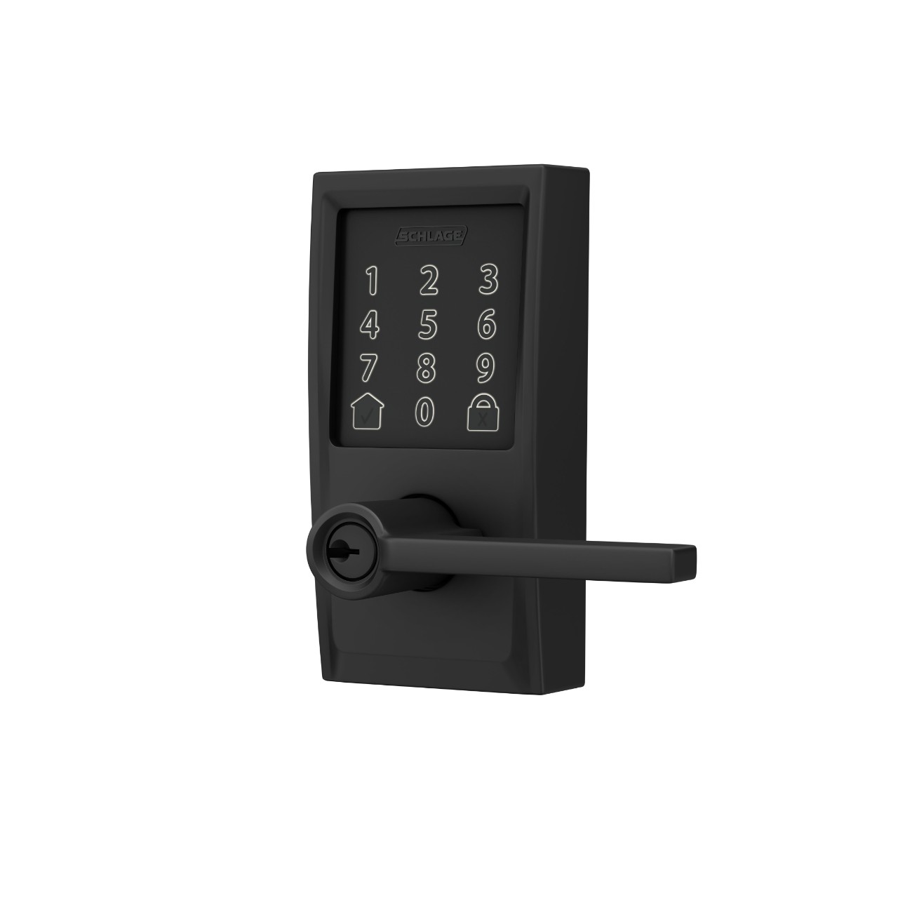 Levier intelligent Wi-Fi Encode™ de Schlage avec levier Latitude