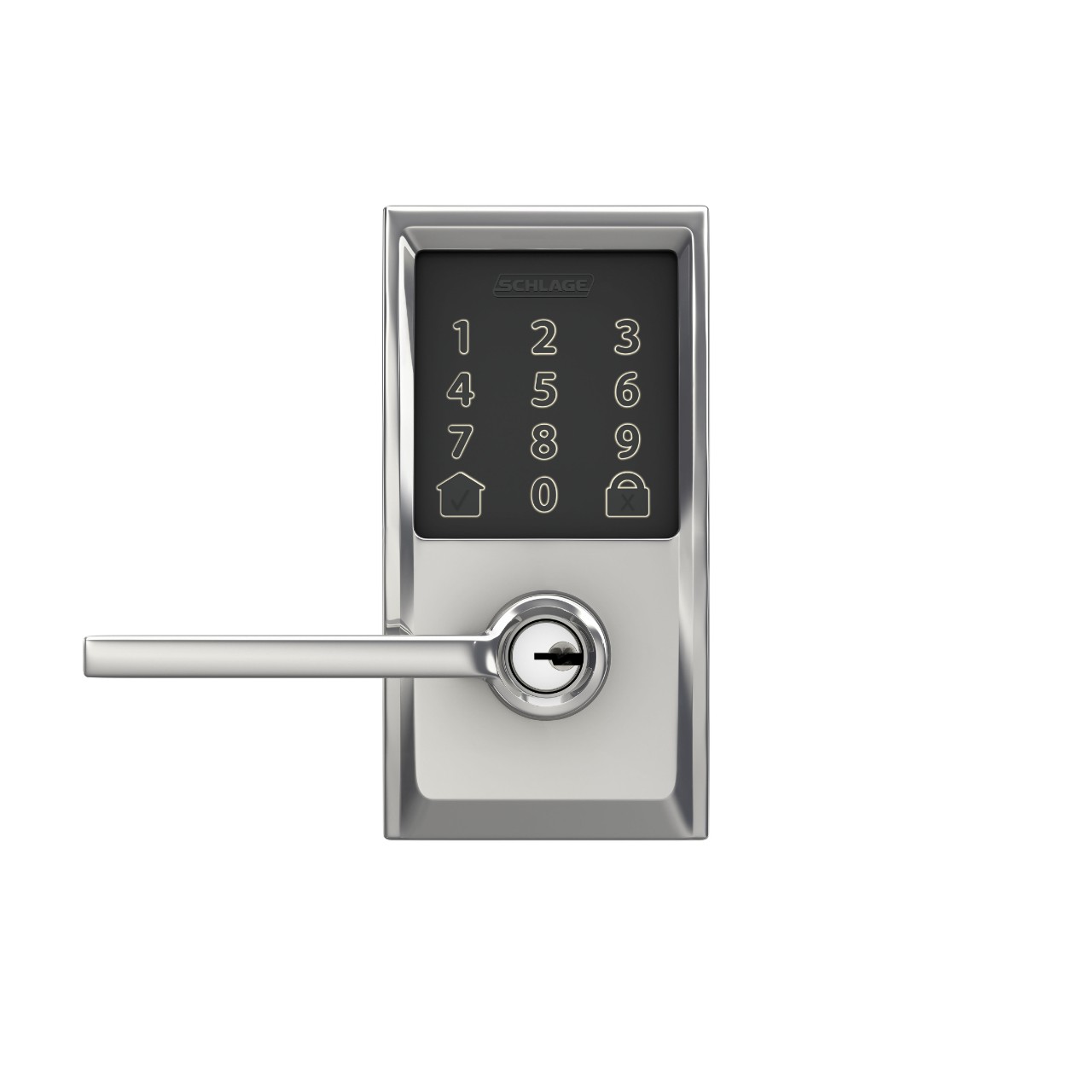 Levier intelligent Wi-Fi Encode™ de Schlage avec levier Latitude