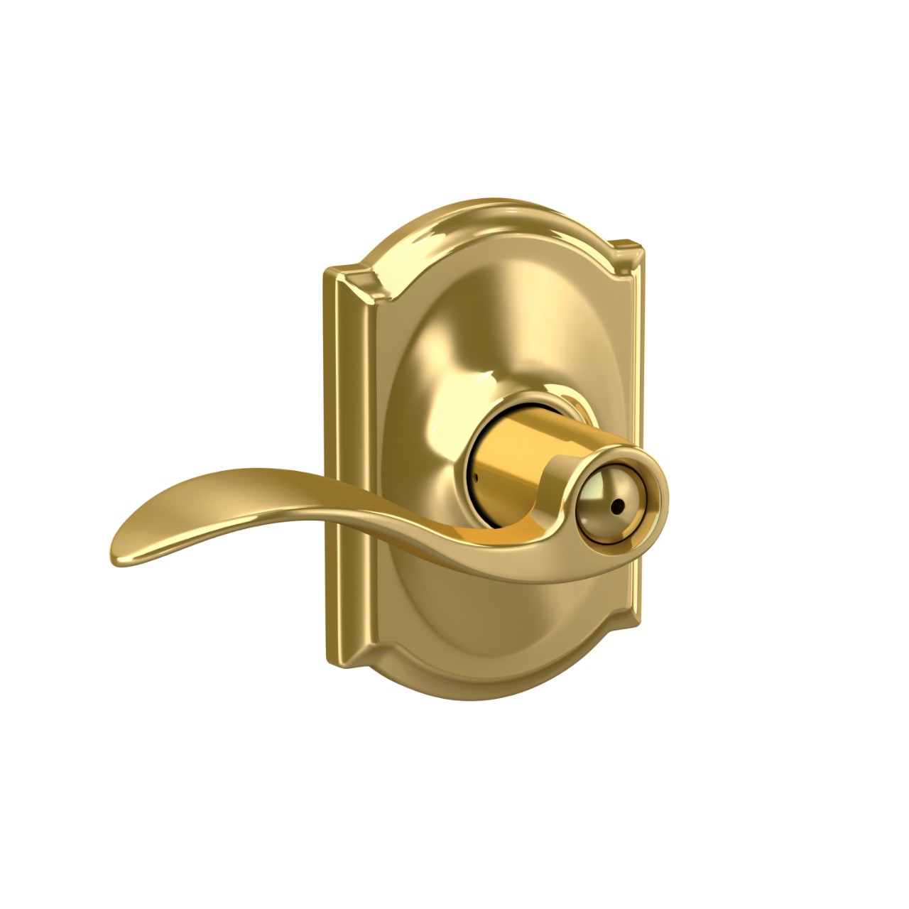 Accent Lever Bed & Bath Lock