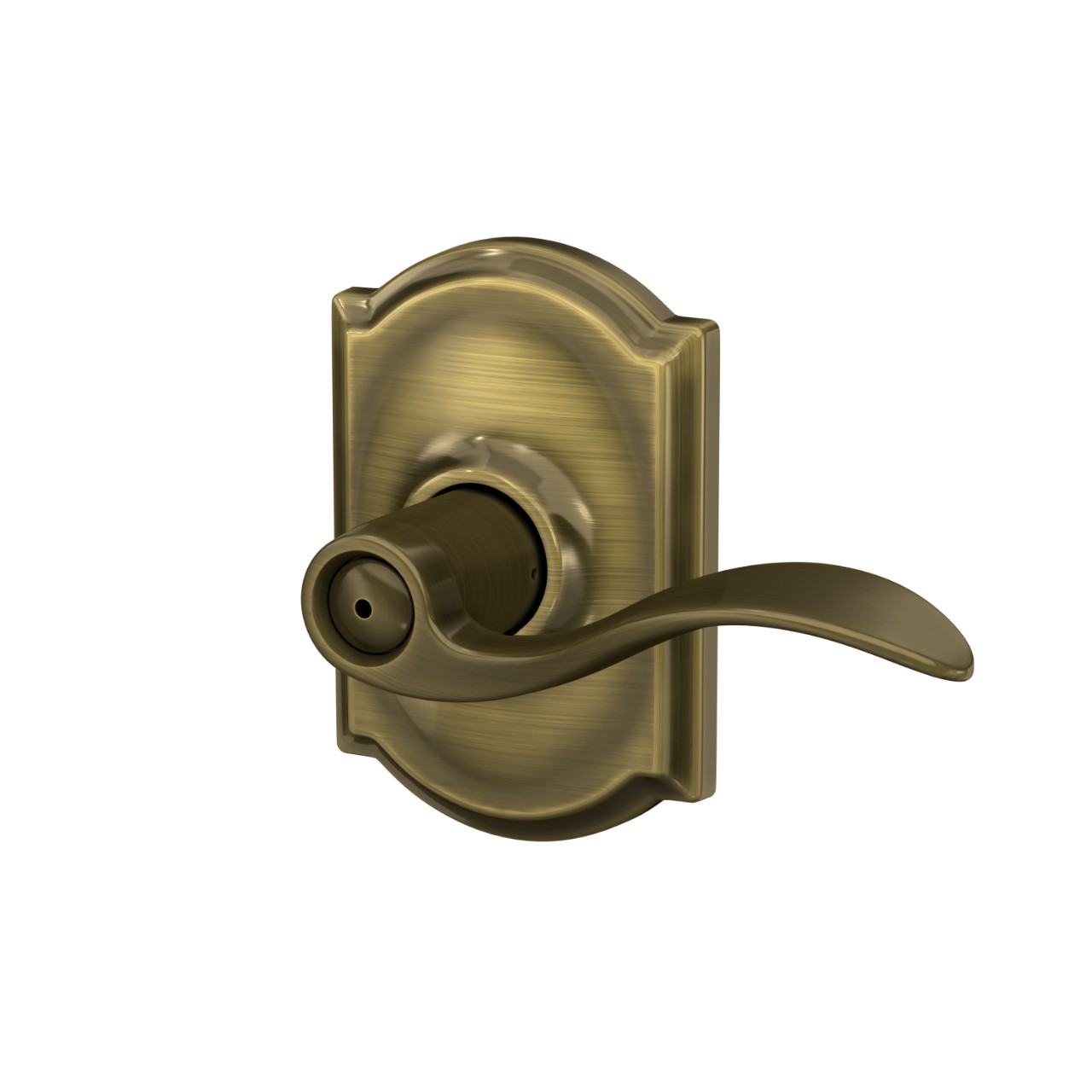 Accent Lever Bed & Bath Lock