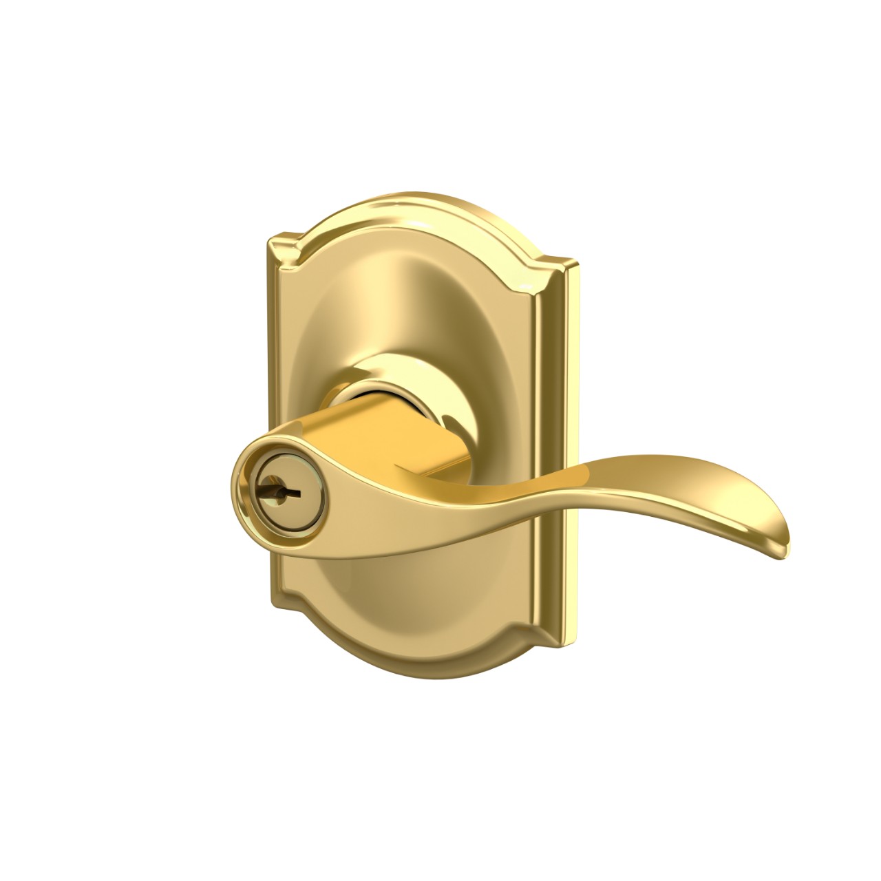 Accent Lever Keyed Entry Lock