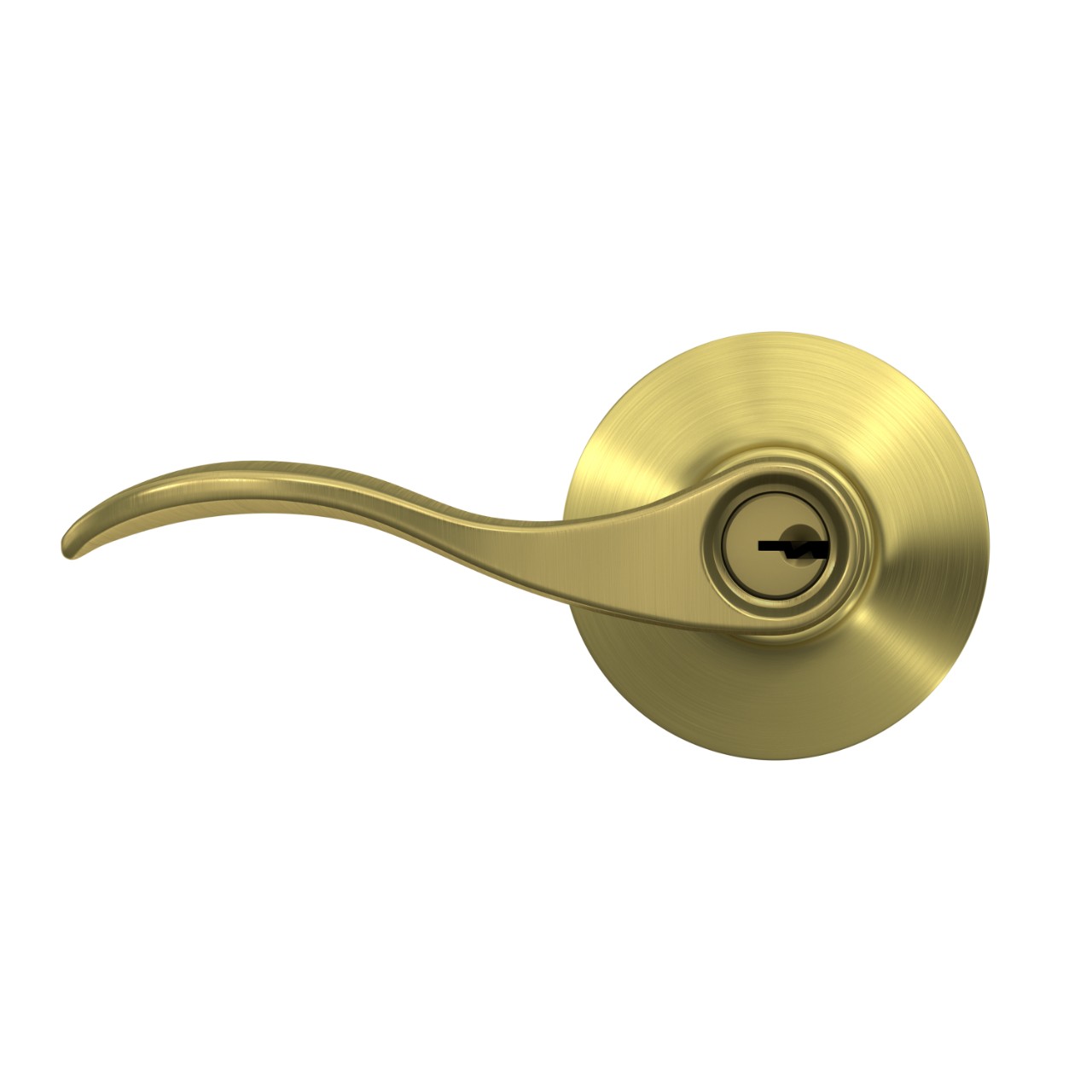 Serrure d’entrée à clé avec levier Accent