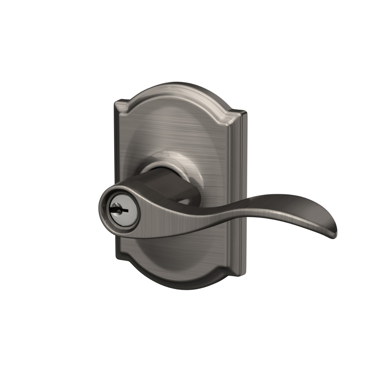 Accent Lever Keyed Entry Lock