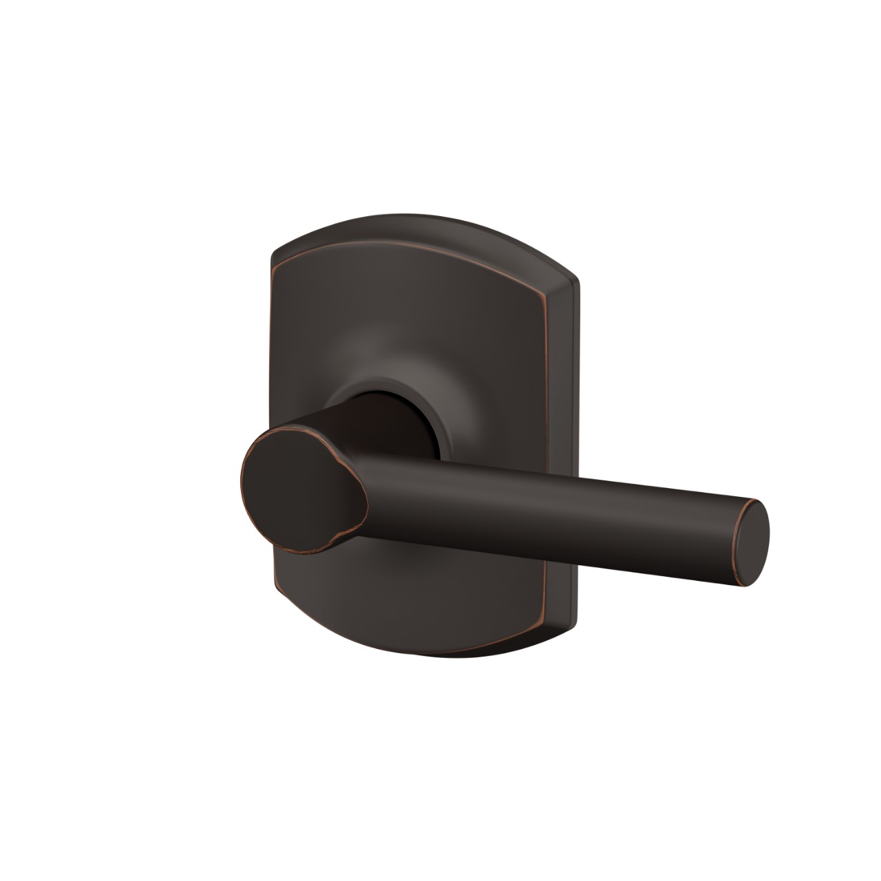 Serrure avec levier Broadway et garniture Greenwich pour vestibule et garde-robe
