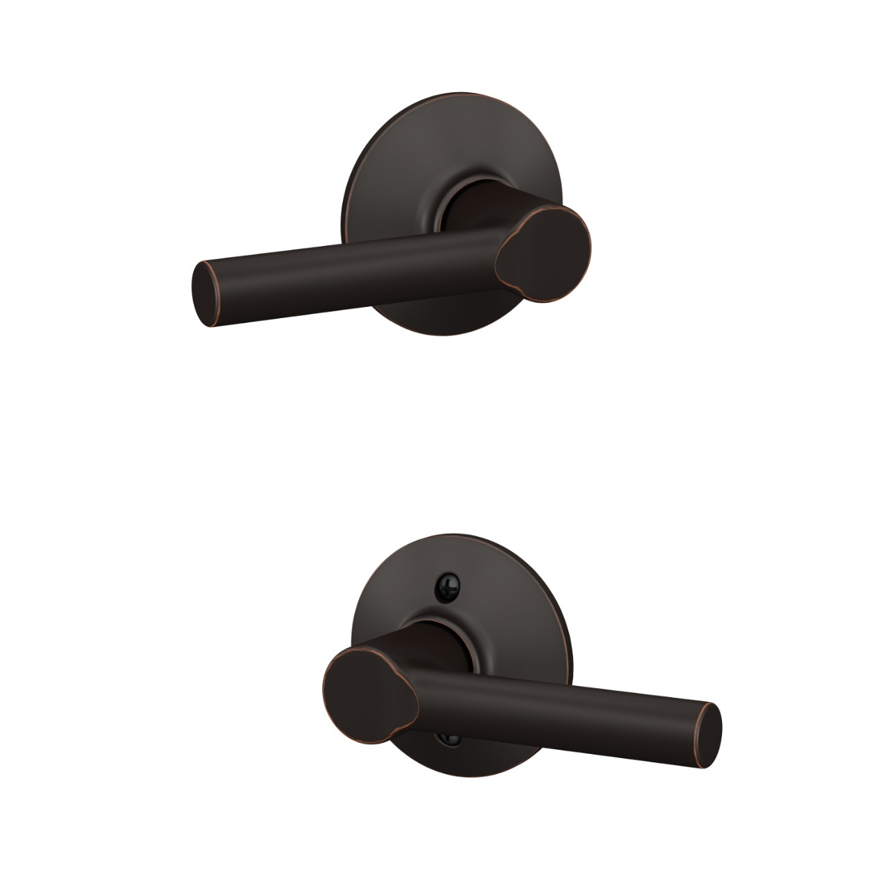 Serrure avec levier Broadway pour vestibule et garde-robe