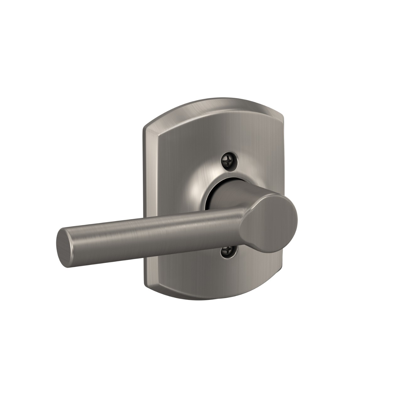 Serrure sans rotation avec levier Broadway et garniture Greenwich