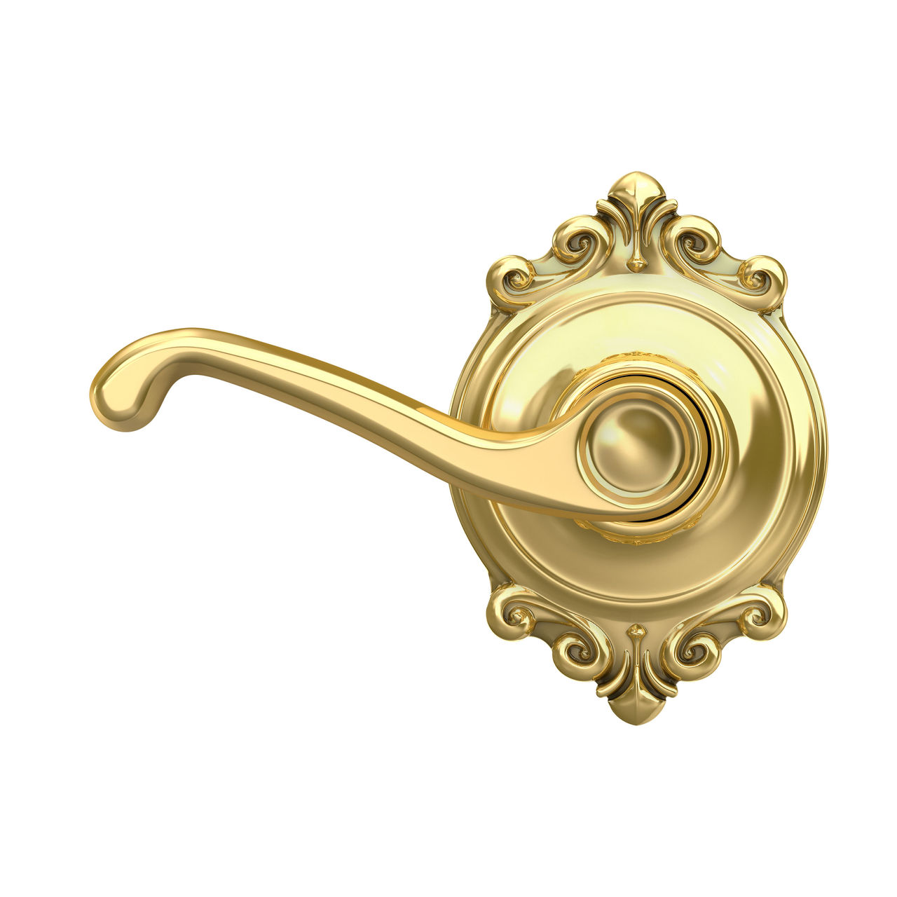 Serrure avec levier Flair et garniture Brookshire pour vestibule et garde-robe