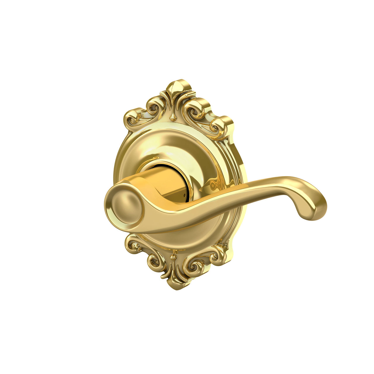 Serrure avec levier Flair et garniture Brookshire pour vestibule et garde-robe