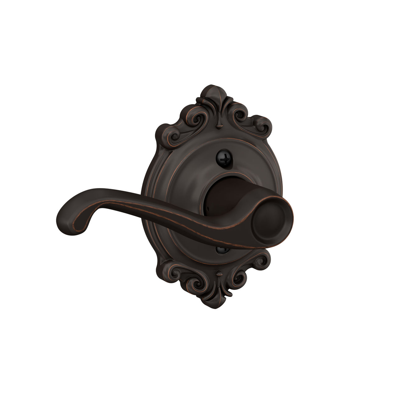 Serrure avec levier Flair et garniture Brookshire pour vestibule et garde-robe