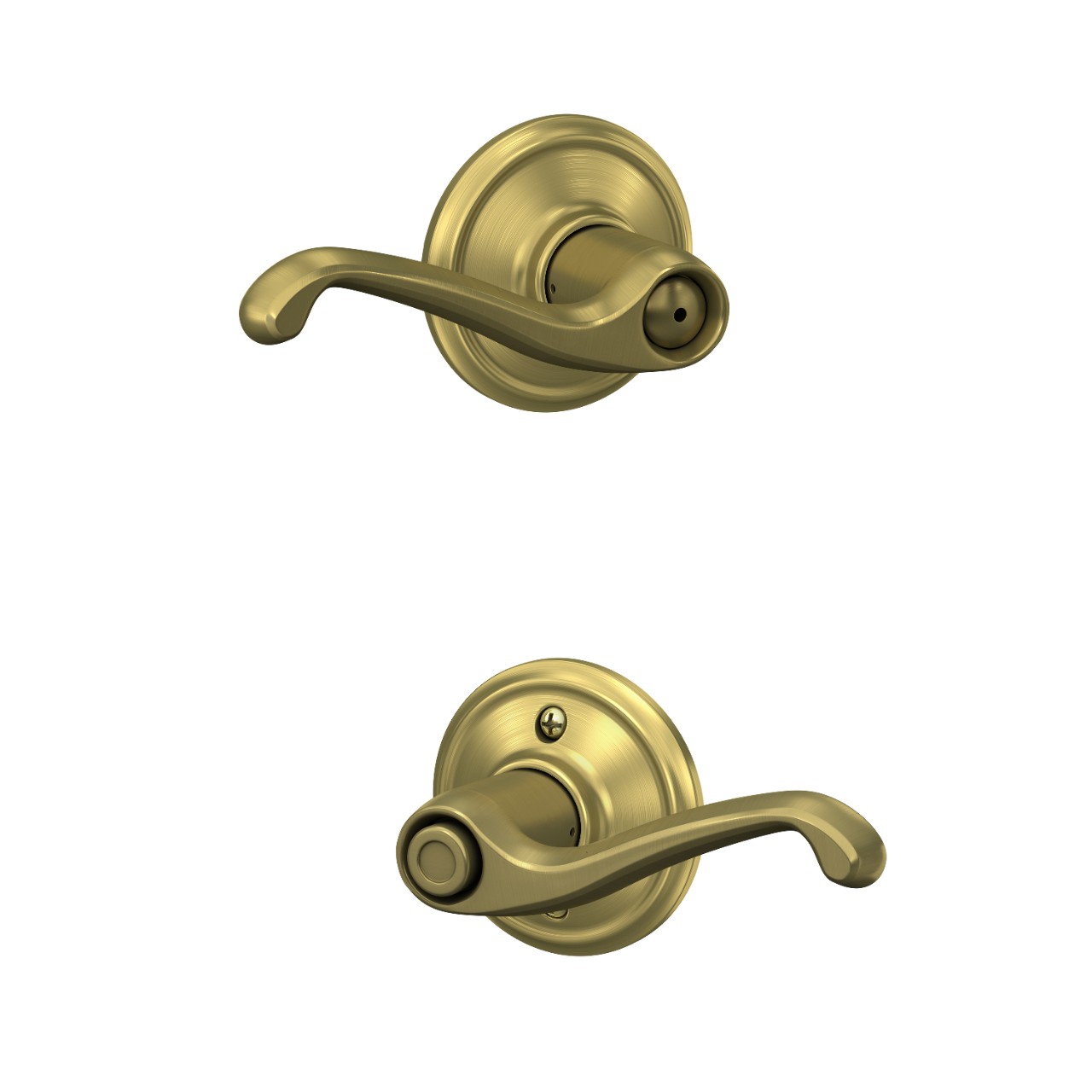 Flair Lever Bed & Bath Lock