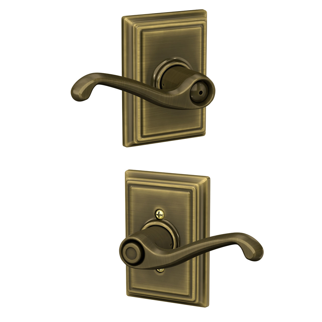 Flair Lever Bed & Bath Lock