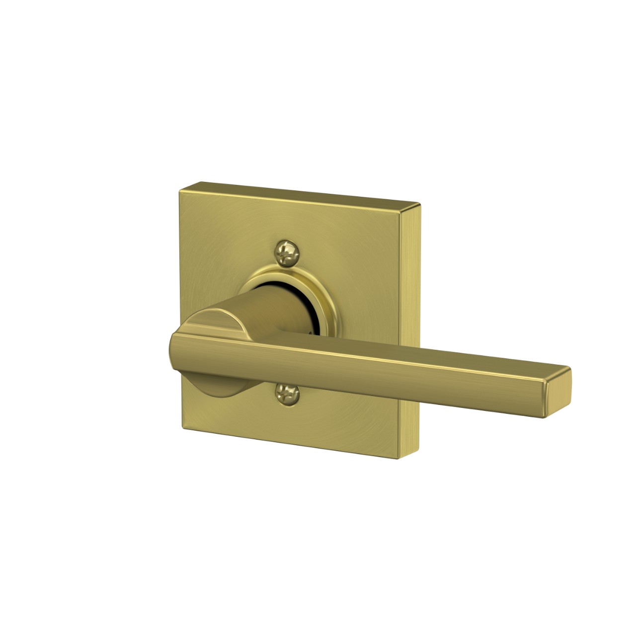 Serrure avec levier Latitude et garniture Collins pour vestibule et garde-robe