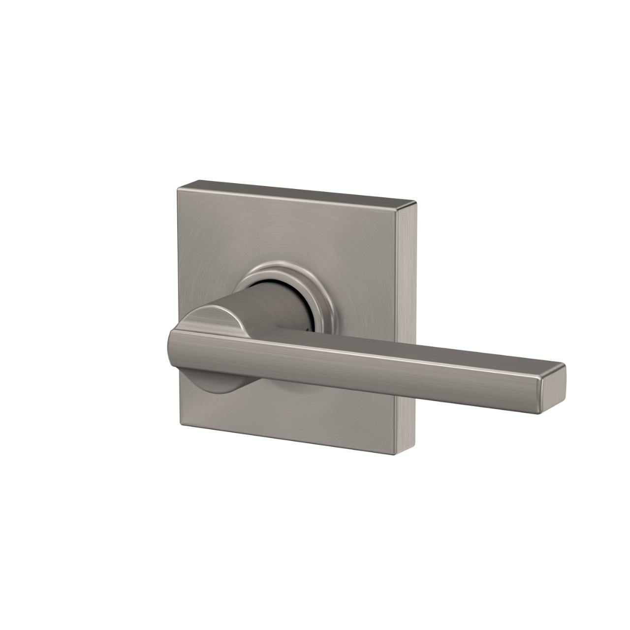 Serrure avec levier Latitude et garniture Collins pour vestibule et garde-robe