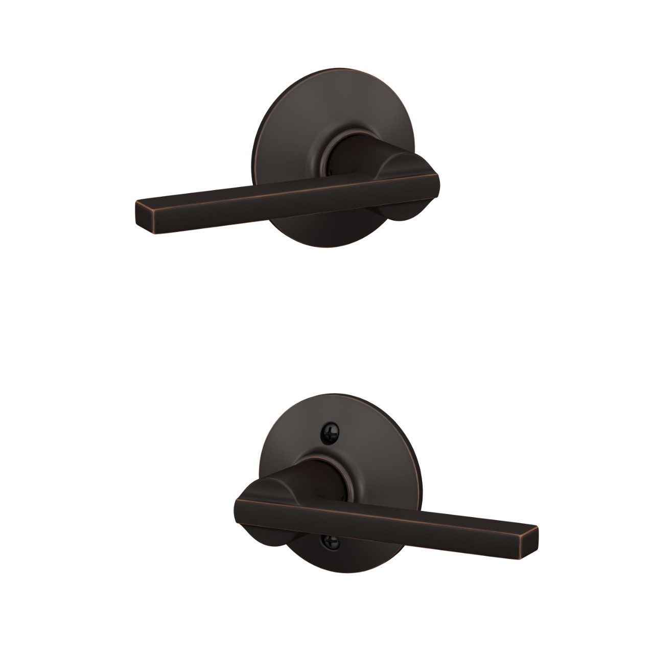 Serrure avec levier Latitude pour vestibule et garde-robe