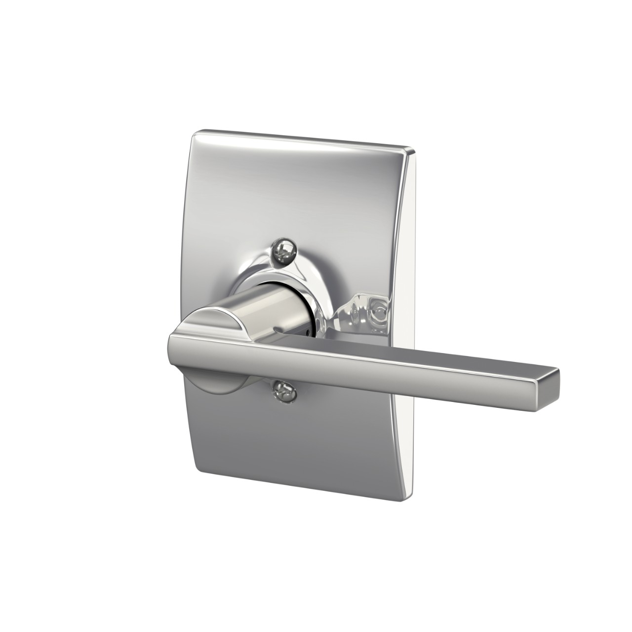 Serrure sans rotation avec levier Latitude et garniture Century