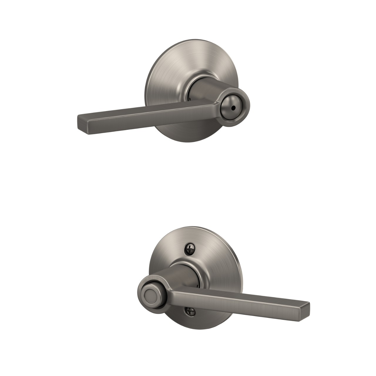 Serrure avec levier Latitude pour chambre de bain et chambre à coucher
