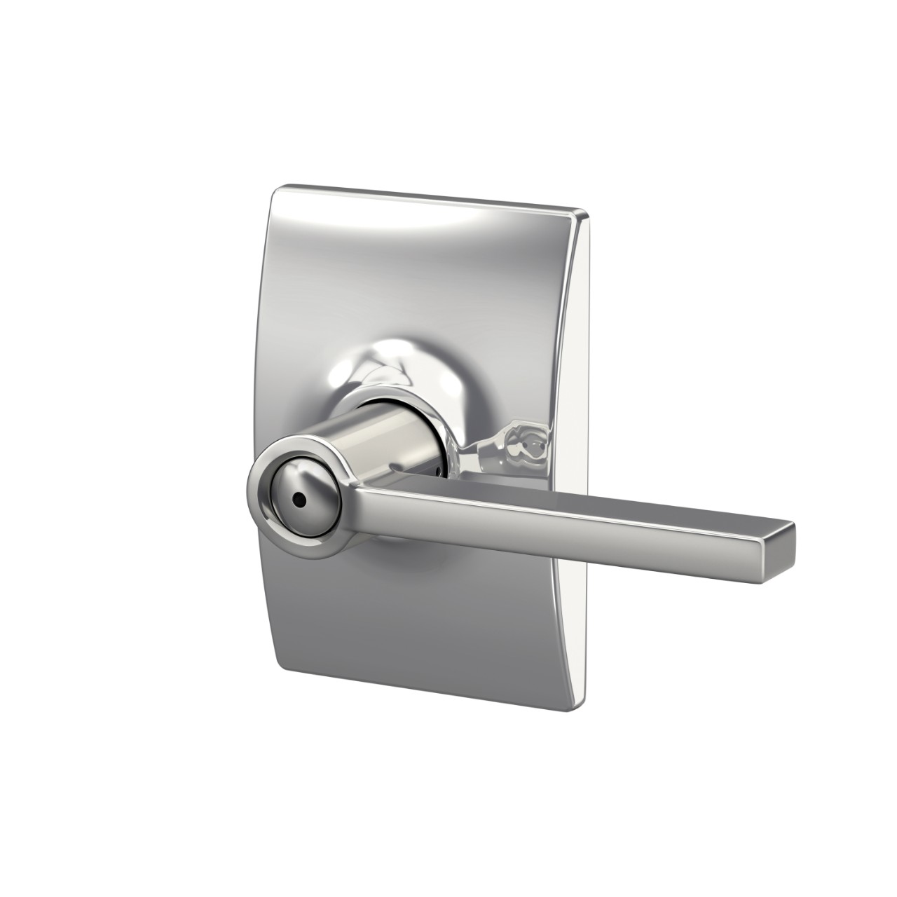 Serrure avec levier Latitude et garniture Century pour chambre de bain et chambre à coucher