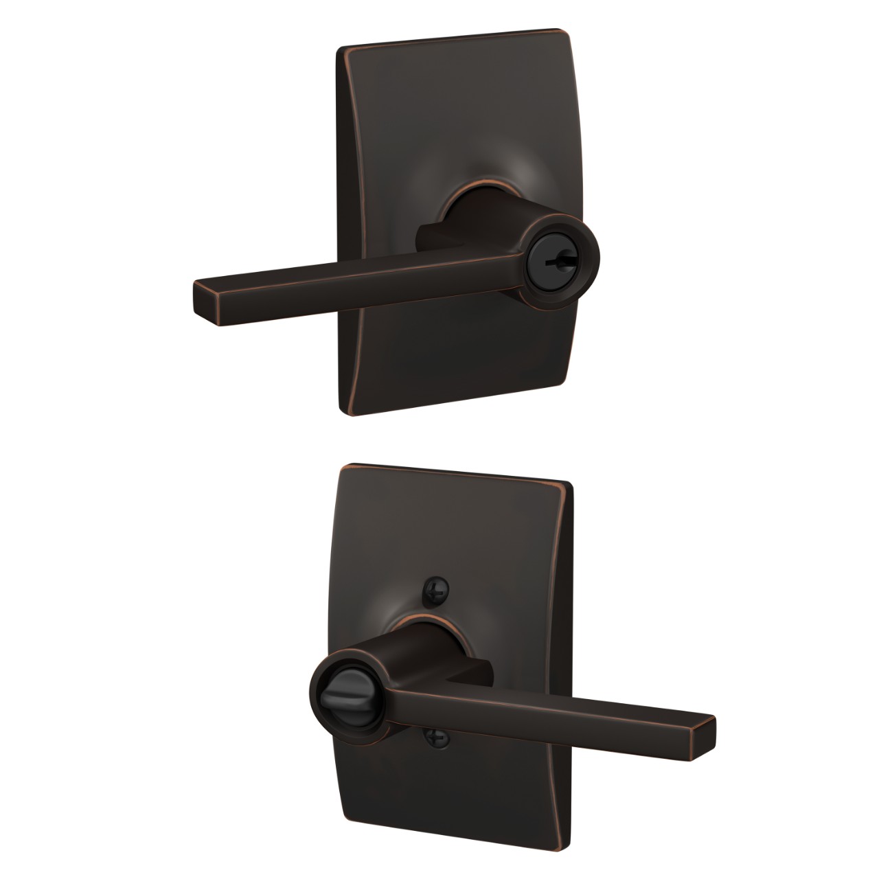 Latitude Lever Keyed Entry Lock